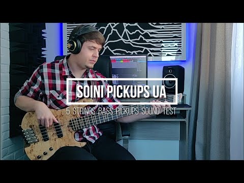 Soini Bass Pickups Sound Test (with Toder 5-22 Headless Bass)