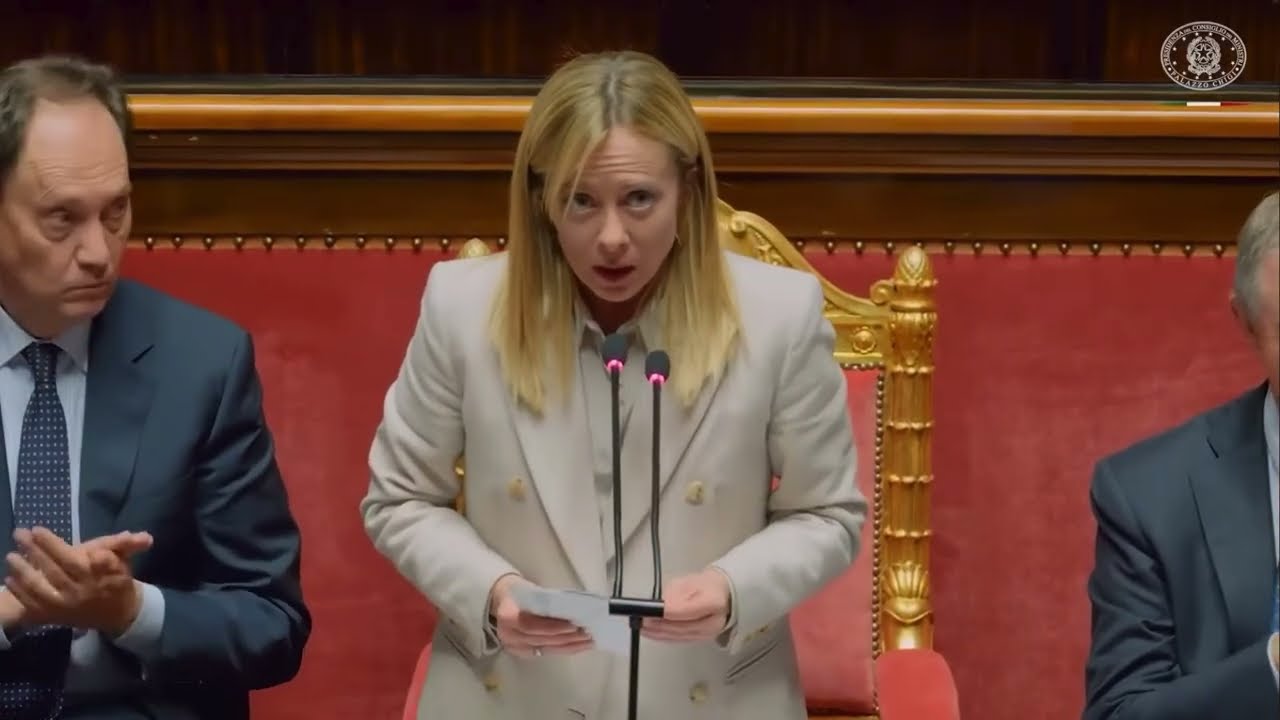 GIORGIA MELONI CHIEDE UN APPLAUSO AI SENATORI PER L’ASSOLUZIONE DI MATTEO SALVINI