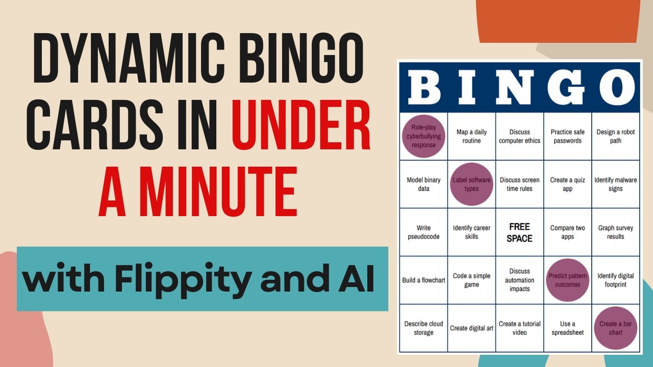 Interactive Bingo Cards in Under a Minute with Flippity and AI