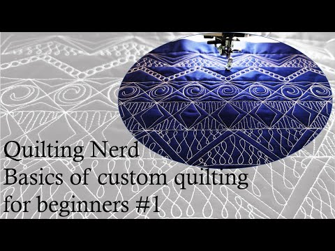How to create custom quilting designs on domestic machine – 5 beginner friendly ideas for borders