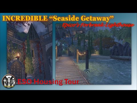 IMPRESSIVE ESO HOME TOUR - Epico's Fogbreak Lighthouse, "Seaside Getaway"
