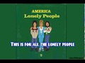 KARAOKE AMERICA - LONELY PEOPLE