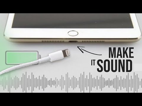 How to Make your iPad Make a Noise when You Plug It In