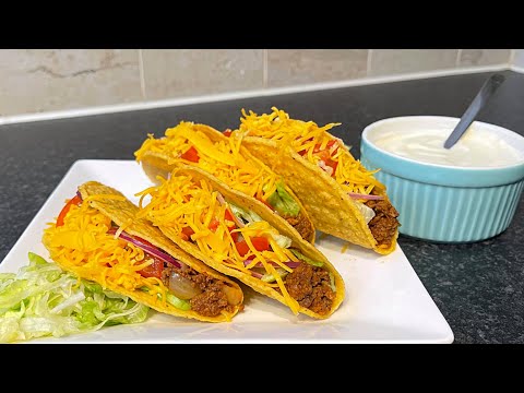 How To Make Ground Beef Tacos | Homemade Taco Seasoning | Taco Recipe