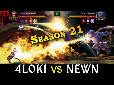 Alliance War: 4L0ki -vs- NewN | Season 21, War 1 | Marvel Contest of Champions