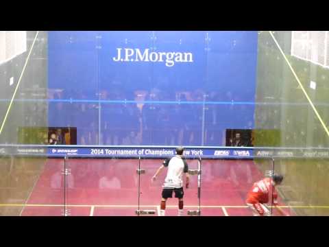 2014 Squash: 4/5 Gregory Gaultier vs S. Rosner