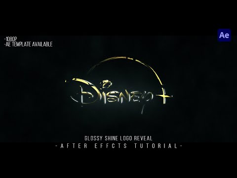 Glossy Shine Logo Animation Tutorial 🔥 After Effects (No Plugins)