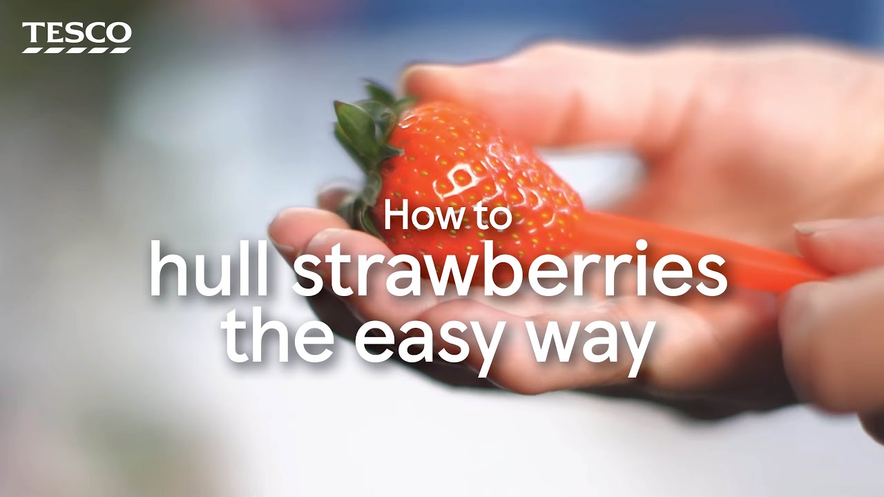 How to hull strawberries