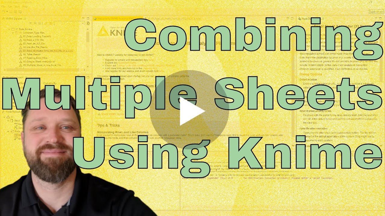 Knime - Combining Multiple Sheets into a One Sheet