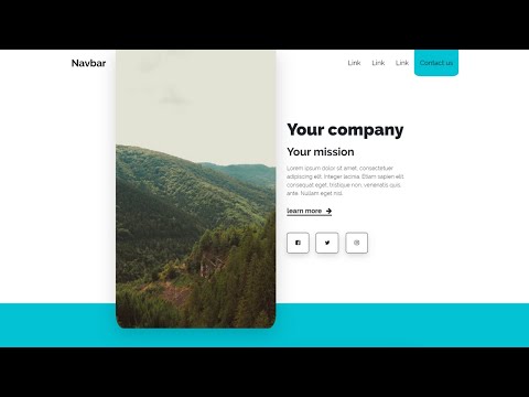 Full Bootstrap 4 project! Responsive web development 2020