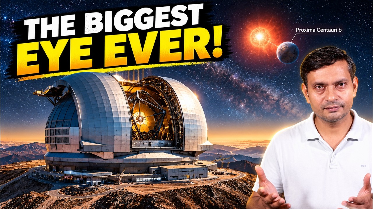 इंसान की सबसे बड़ी आंख! | The World's Biggest Telescope Could Find Another Earth