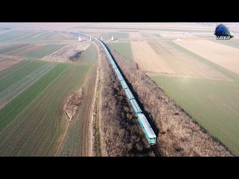 [Drone] Fluieroasa 60-0001-7 Whistle Loko Urcă Greu Spre/Climbs Hard to Târgușor Bihor 18 Feb 2019
