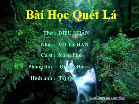 Bài học quét lá - Xuân Phú
