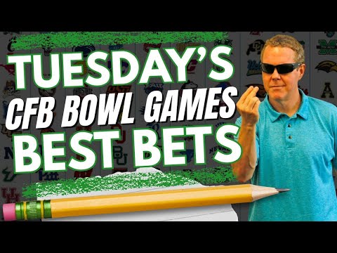 Tuesday College Football Bowl Game Picks and BEST Bets!