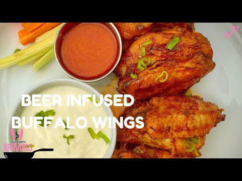 BEER INFUSED BUFFALO WINGS RECIPE|GRILLED|SUMMER COOKOUT SERIES
