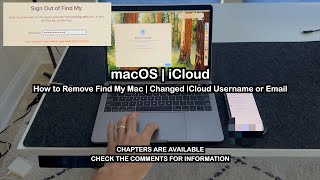 How To: Remove “Find My” from Mac | Changed iCloud Username