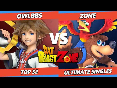 DAT BlastZone 32 - OwlBBs (Sora, Banjo) Vs. Zone (Palutena) SSBU Ultimate Tournament
