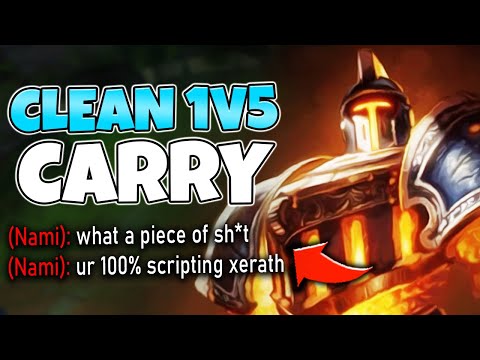 I LEGIT 1V5 CARRIED AND THE ENEMY TEAM CRIED "SCRIPTS!" (PRICELESS) - League of Legends