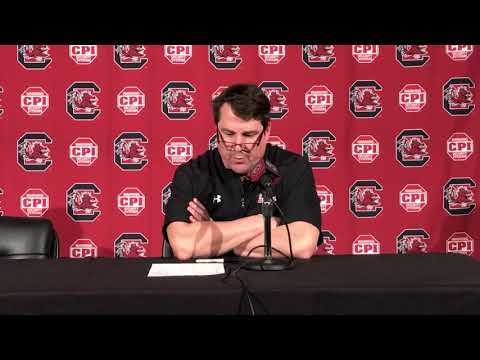 Will Muschamp addresses reporters after season-ending loss to Clemson