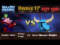 Smash Remix Project Galleon Remix 1P Mode With Spider Man VERY HARD