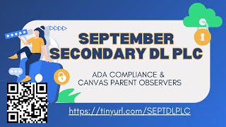 Birdville ISD Secondary September 2025 PLC Video