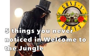 5 Hidden Licks Slash plays in Welcome to the Jungle (Guns n&#39; Roses)! Weekend Wankshop 208