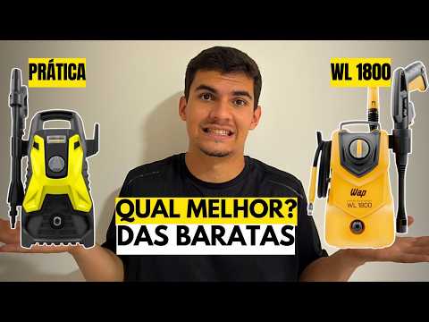 Karcher Prática vs Wap WL 1800 Qual Melhor Lavadora de Alta Pressão uso Doméstico Boa e Barata?