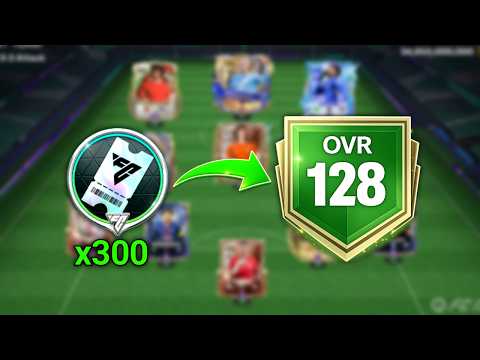 How Much OVR Can You Reach With 200 Drafts On a New Accounts In 7 Days? (0 $ Spent) #fcmobile 