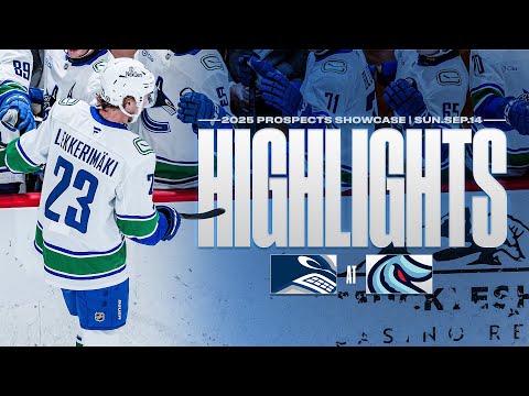 Canucks at Kraken Highlights | Prospects Showcase (Sep 14 2025)