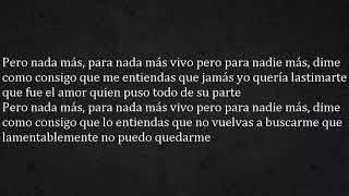 Nada Más | C-Kan Ft. Santa Rm | Letra