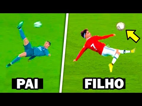 10 Vezes que Ronaldo Jr copiou Cristiano Ronaldo