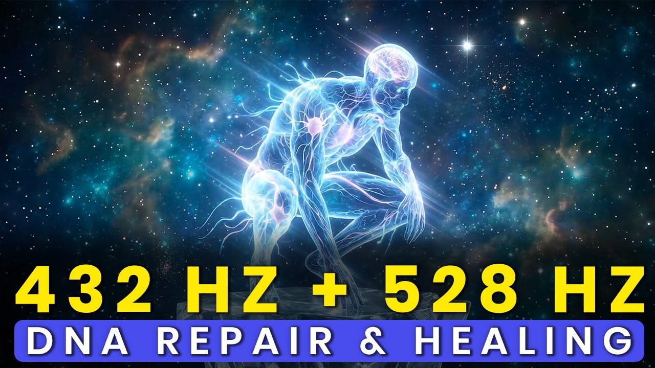 432 Hz + 528 Hz DNA Repair & Healing - Whole Body Cell Regeneration