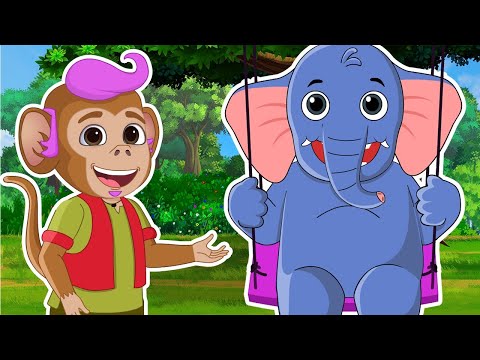 Natkhat Bandar Mama | Hathi Raja - Hindi Rhymes for Children
