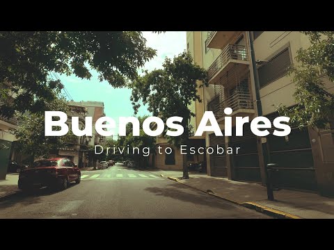 4K | Lo-Fi Highway Drive | Buenos Aires City to Escobar | Argentina