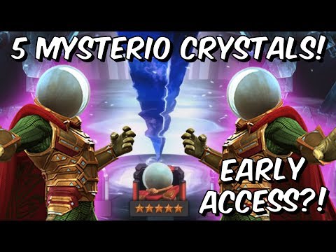 5x 6 Star Mysterio Cavalier Featured Crystal Opening! - Marvel Contest of Champions