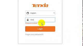 Tenda : Set 192.168.0.1 password | NETVN