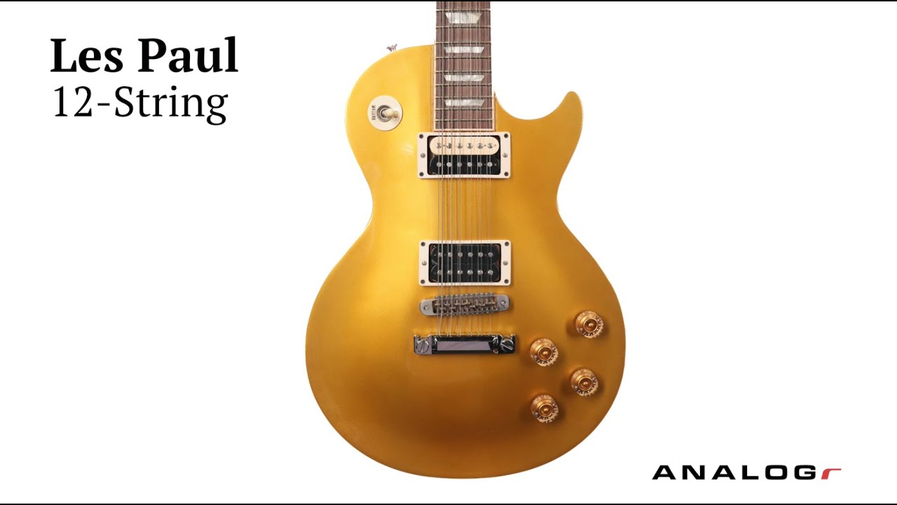1990 Les Paul 12 String Standard Goldtop Giffin Built from the Outlaw Custom Shop Guitar Collection - YouTube