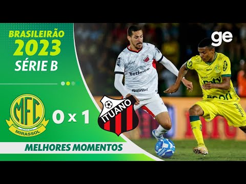 Gols e lances de Mirassol x Ituano