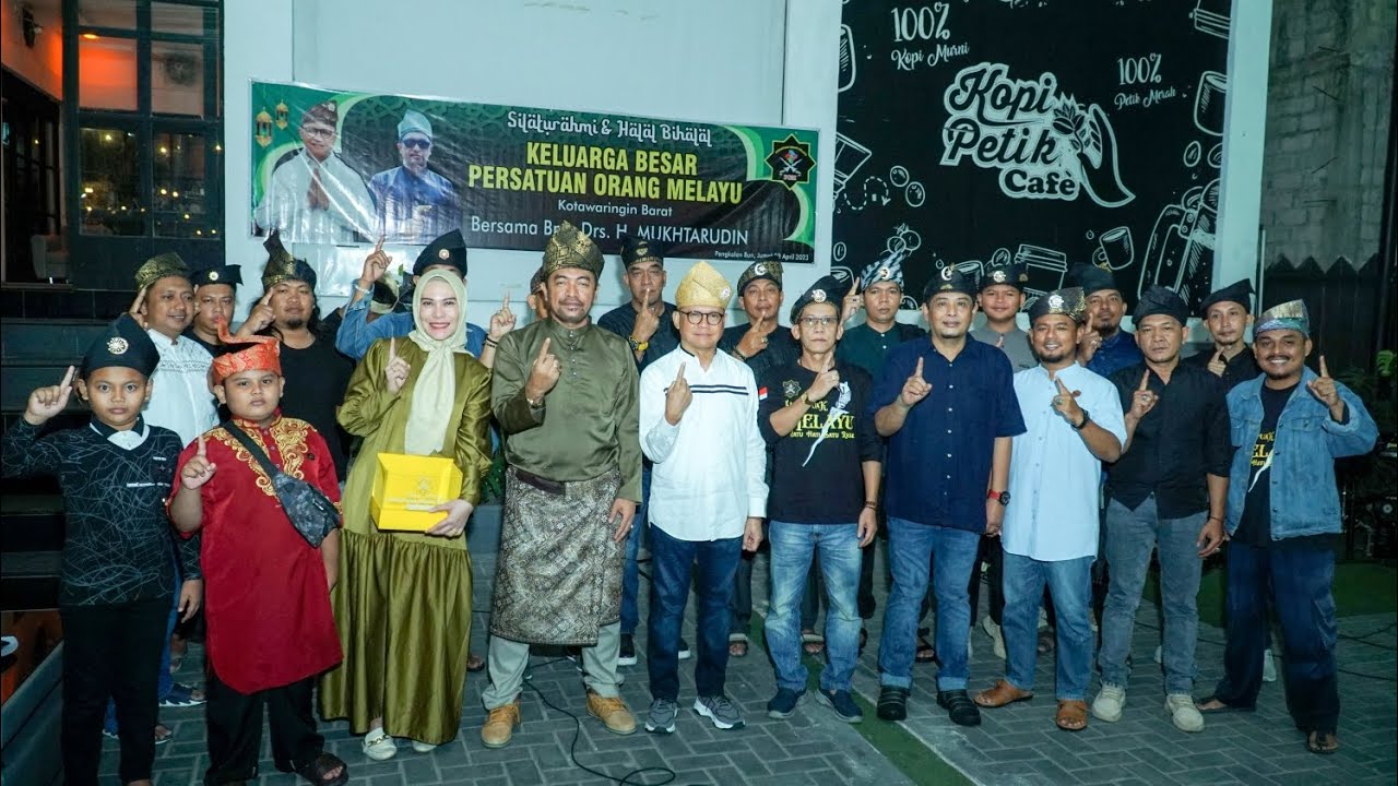 Silaturahmi & Halal Bihalal Drs H Mukhtarudin bersama Keluarga Besar Persatuan Orang Melayu Kobar