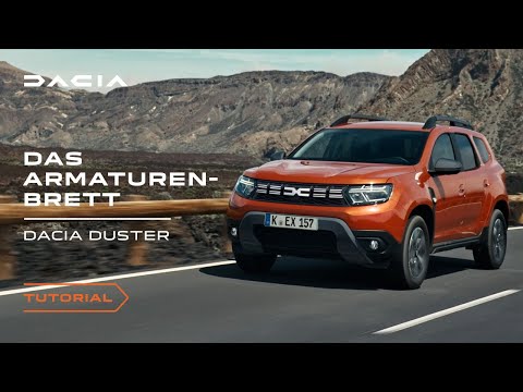 Der neue Dacia Duster 2023: So verwendest du das Armaturenbrett