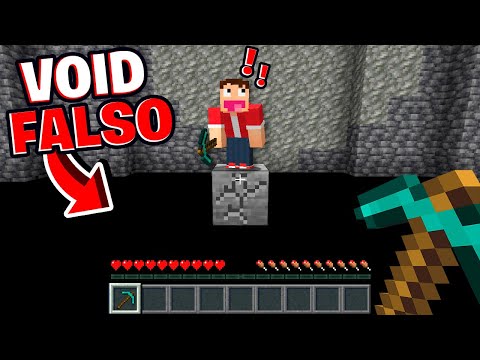 TROLEI MEUS AMIGOS COM O VOID FALSO NO MINECRAFT