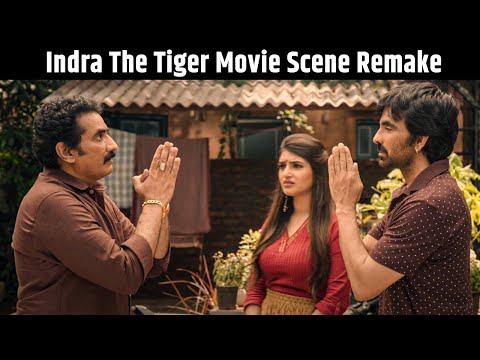 Ravi Teja's Superhit Scene - Indra The Tiger Movie Scene Remake | Jayaram,Sree Leela | Dhamaka Movie