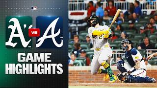 [검증마트] 3월31일 애슬레틱스 애틀랜타 MLB 하이라이트