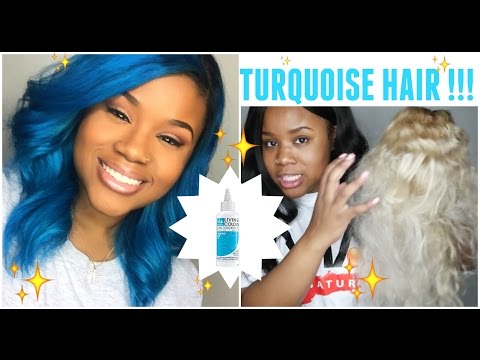 TURQUOISE HAIR !!! - Via Natural Living Colors Hair Dye