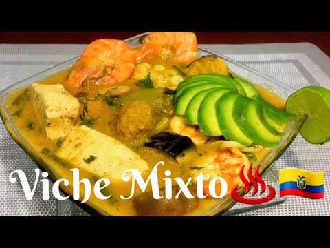 ♨️🇪🇨HOW TO PREPARE THE BEST MIXED VICHE🐟🍤 #viche #ecuadorianfood