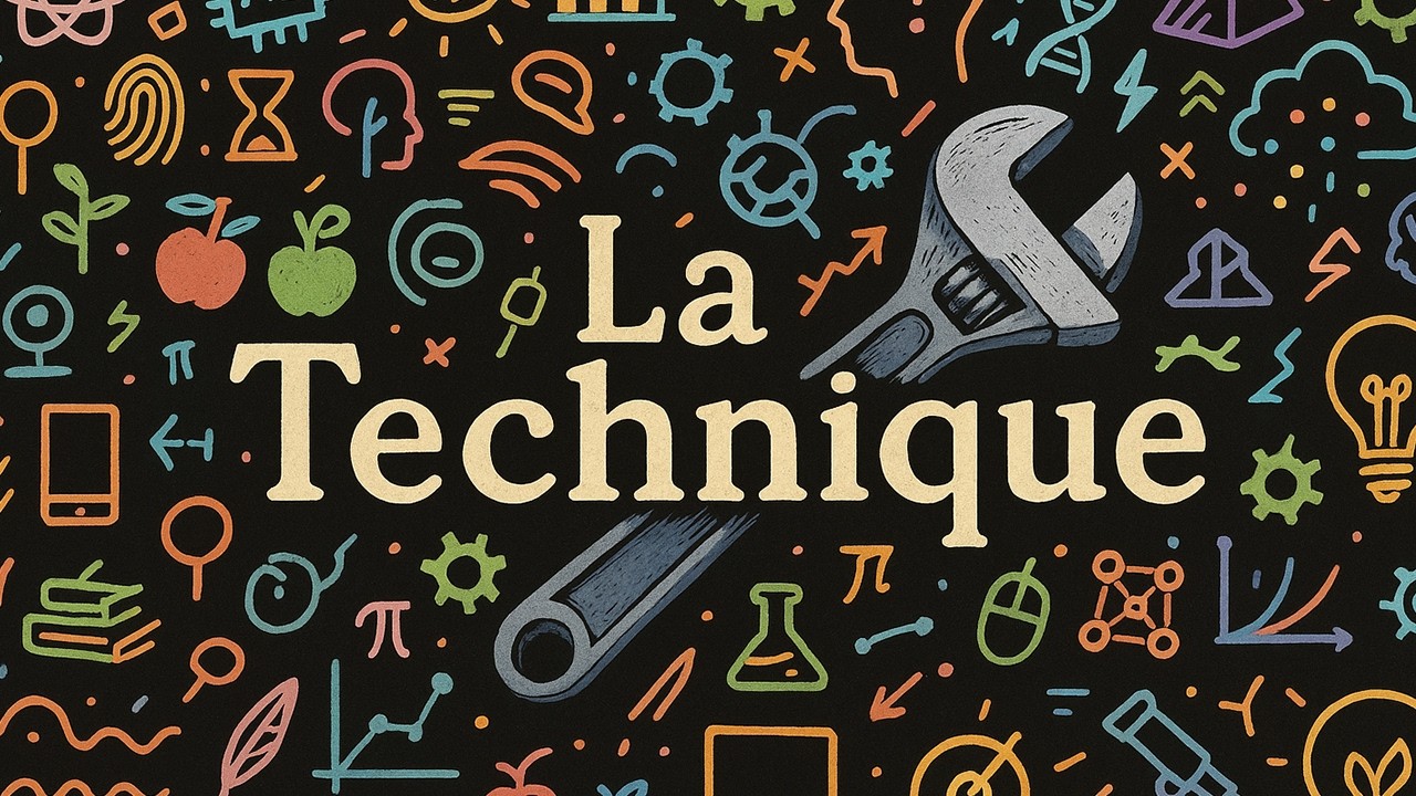 La technique - Cours de Philosophie
