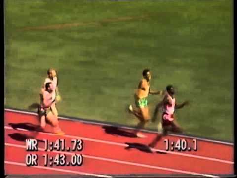 800m. 1988 Olympic Games,Seoul.(Ereng/Cruz/Aouita)