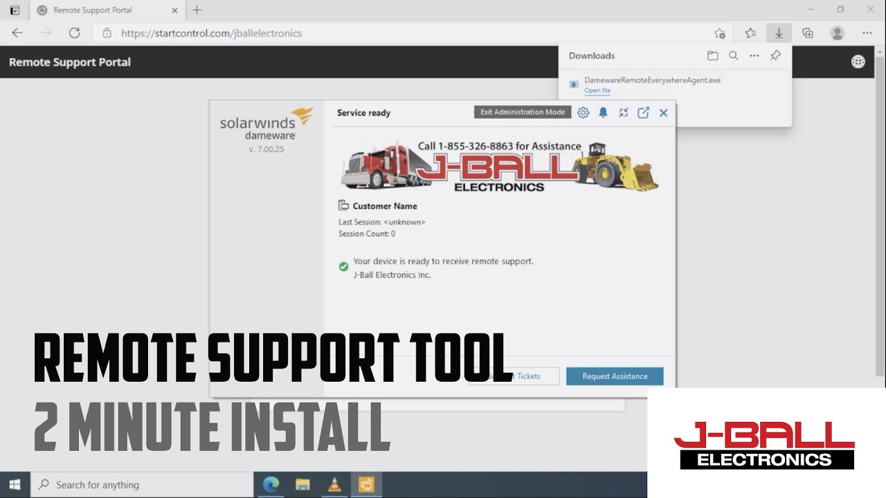 New Remote Support Software Installation