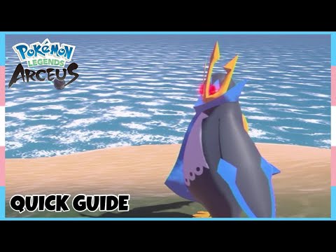 Where To Catch Alpha Empoleon *Cobalt Coastlands* In Pokemon Legends Arceus | Location Quick Guide
