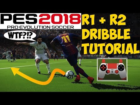 PES 2018 R1 + R2 DRIBBLE TUTORIAL | Mazy dribbling!